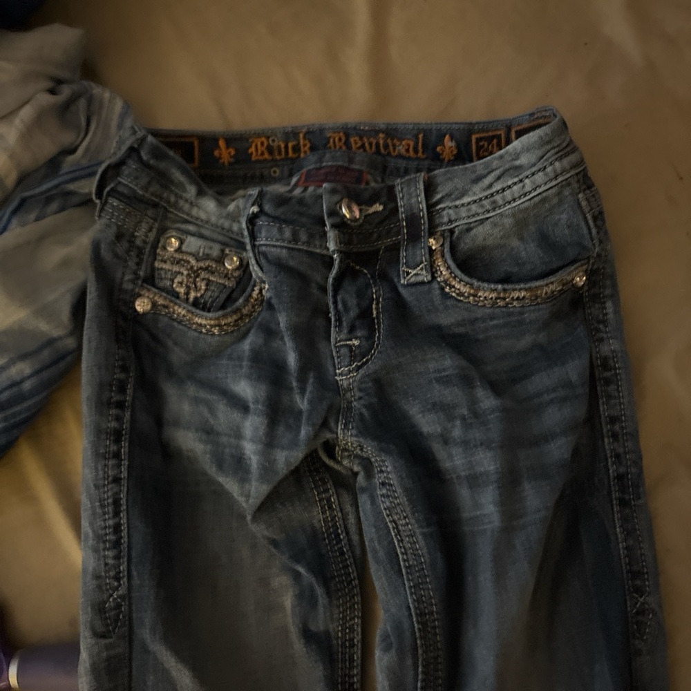 Rock revival jeans size 24 too small for me